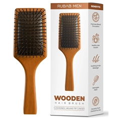 Wooden Paddle Hair Brush
